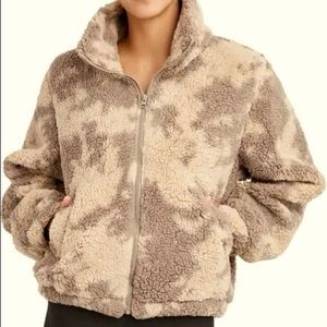 SAGE Collective Marble Teddy Jacket